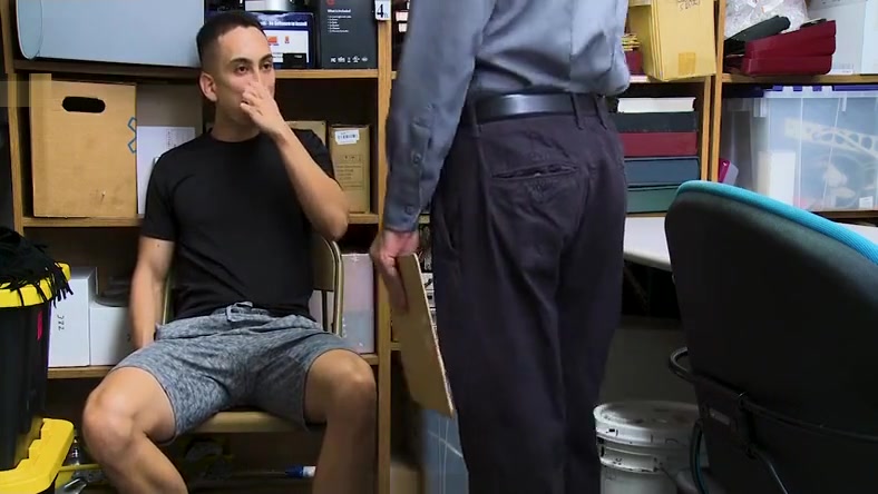 YoungPerps - Security Guard Shoves His Cock In A Public Masturbator’s Mouth