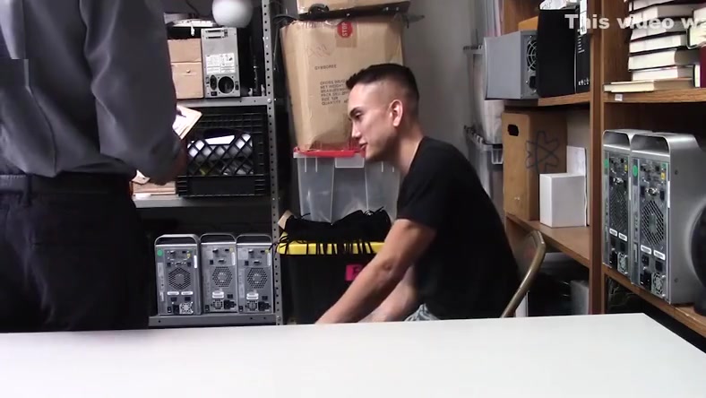 YoungPerps - Security Guard Shoves His Cock In A Public Masturbator’s Mouth