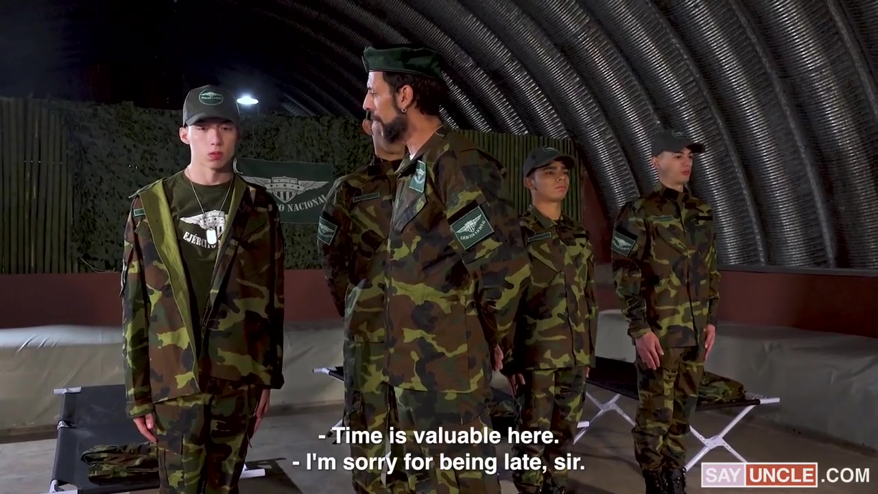 Sergeant Hates Late - MilitaryDick