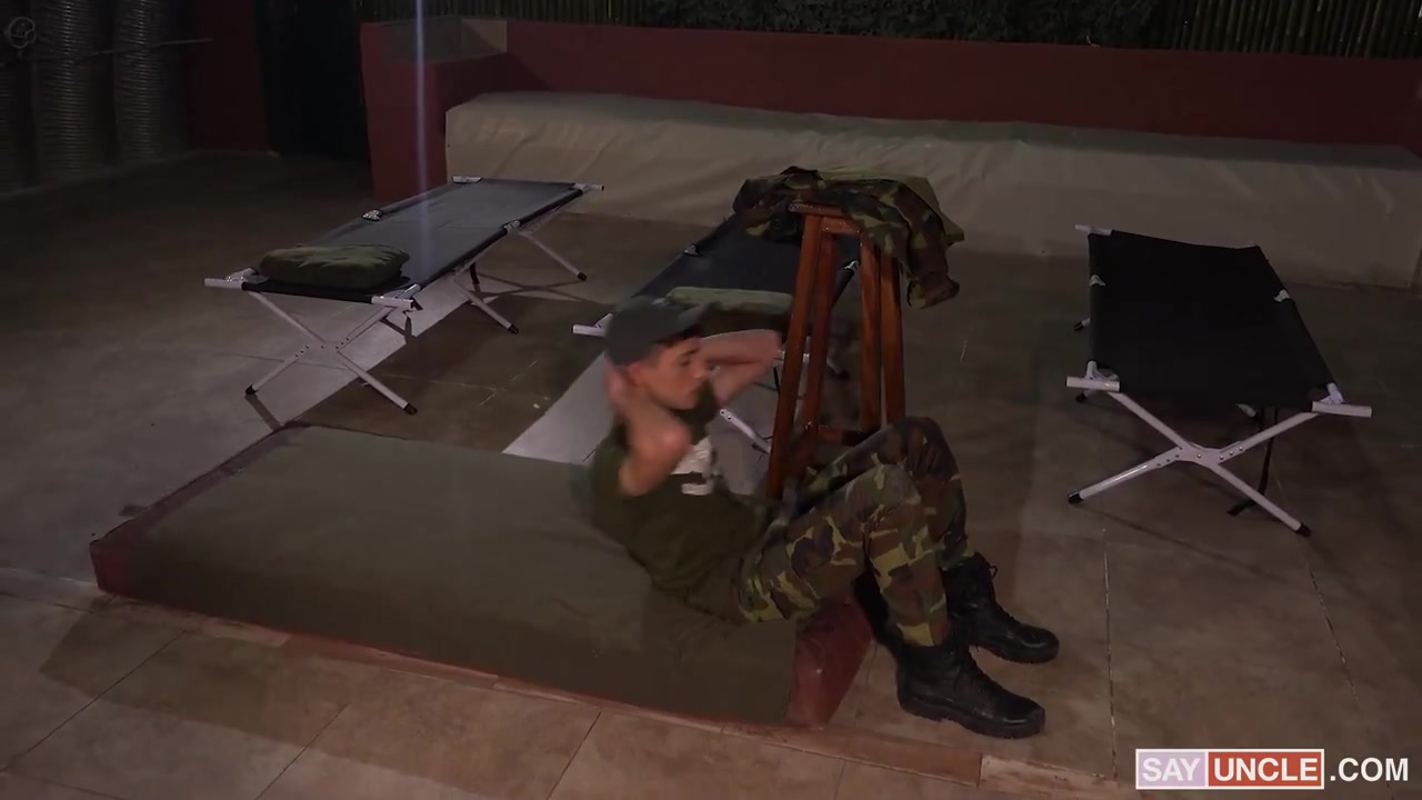 Military Workout Turns Naughty - MilitaryDick