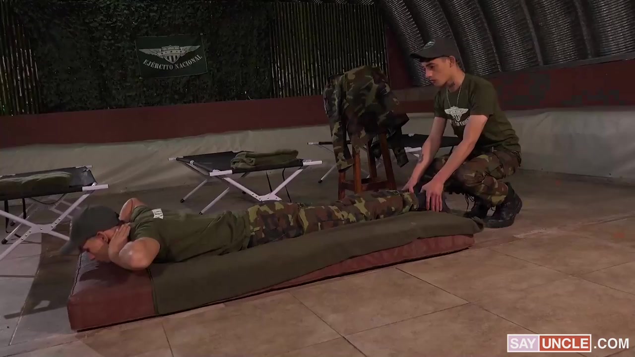 Military Workout Turns Naughty - MilitaryDick