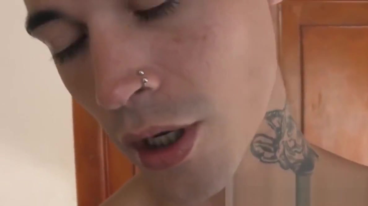 Inked Latino cutie treated with big raw cock POV style