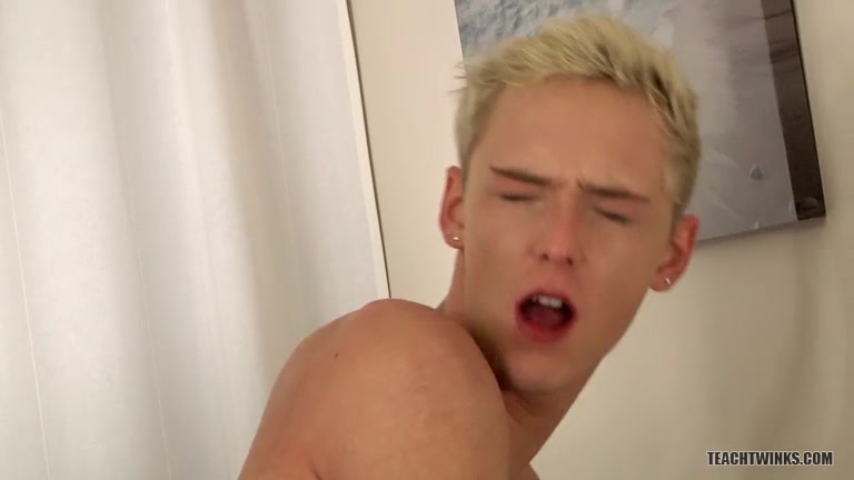 Riding A Twink Boy Dick - Kris Blent & Nickie Smiles