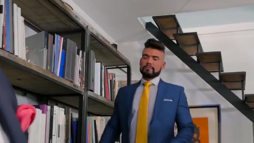in the office