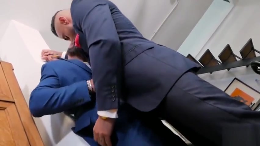 in the office