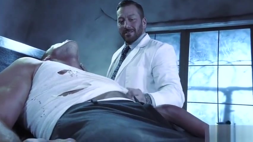 Tattoo jock anal fisting and cumshot
