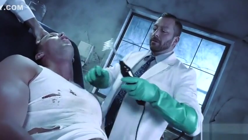 Tattoo jock anal fisting and cumshot