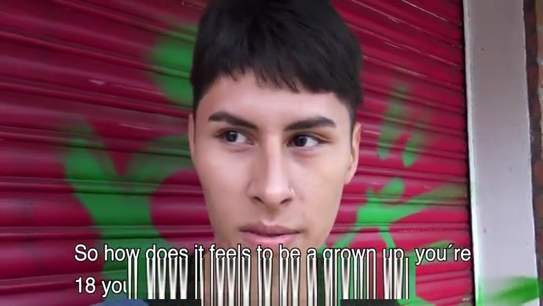 LatinLeche - Young cock sucker fucked raw outside