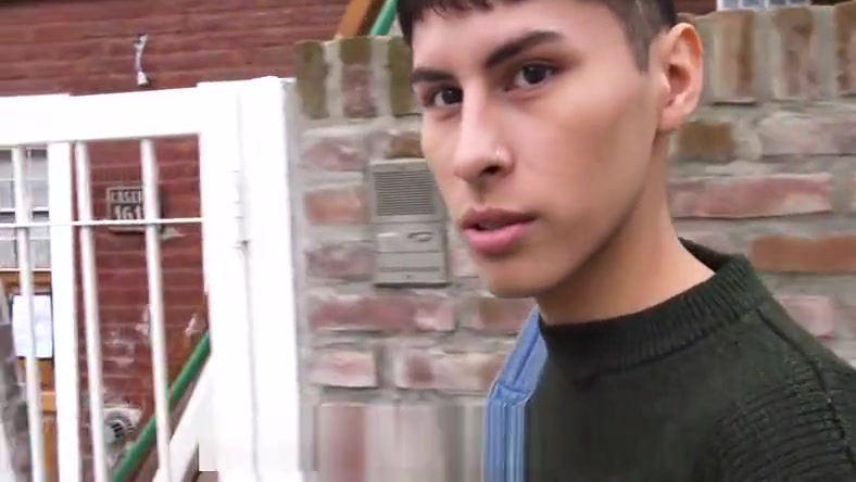 LatinLeche - Young cock sucker fucked raw outside