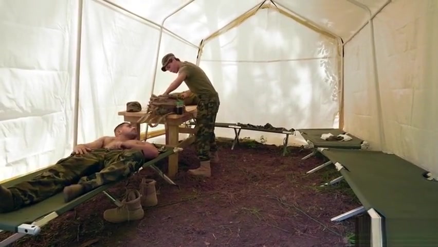 Big dick military anal sex with cum in mouth