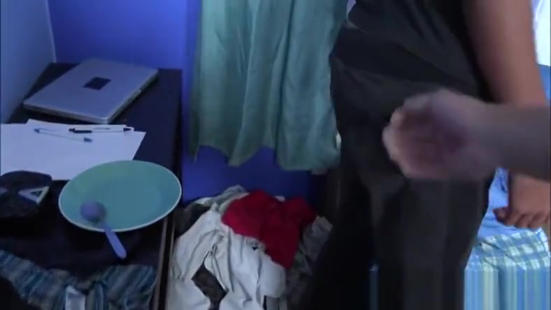 Latino Twink Step Brother Fucked By Older Step Brother While Cleaning Room POV
