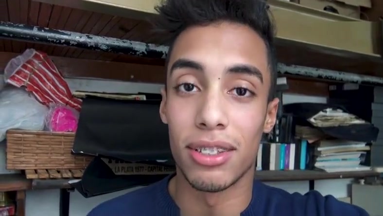 LatinLeche - Latin Boy with Braces take messy facial