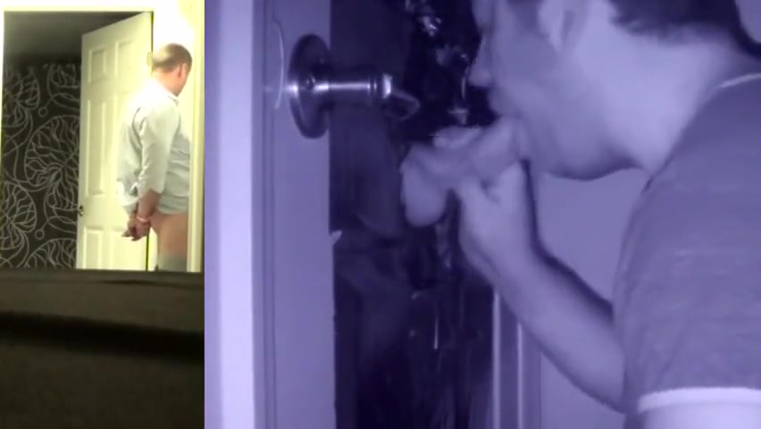 Str8 guy at the gloryhole by gay