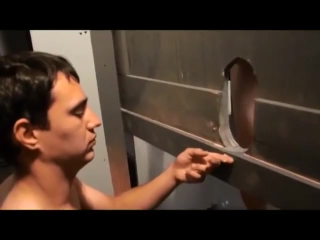 Glory hole and bathroom frot and suck
