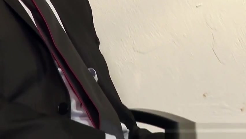 Solo brit chav wanking in the office
