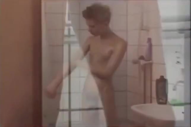 Hot Boy Wank In The Shower And Cum