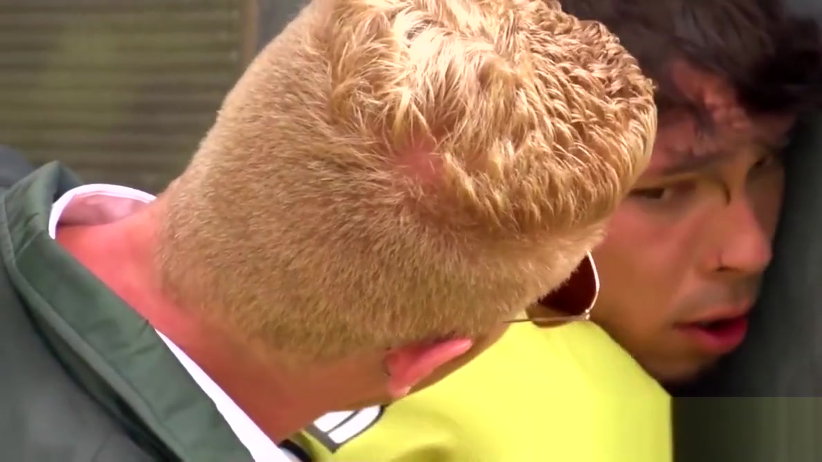 Young gay roughly ass fucked by muscular blond officer