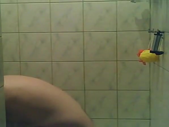 Taking a shower