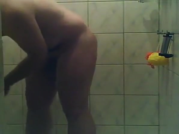 Taking a shower