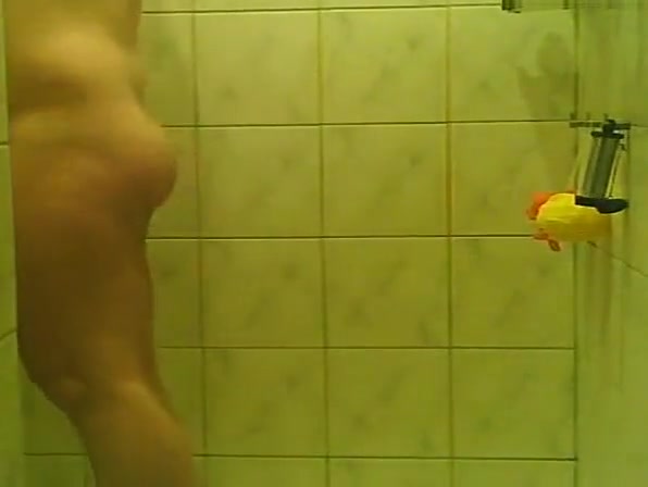 Taking a shower