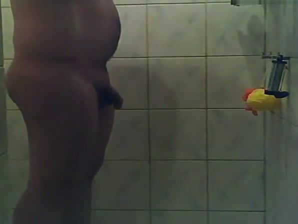 Taking a shower