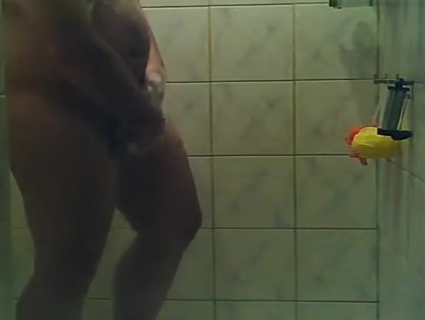 Taking a shower