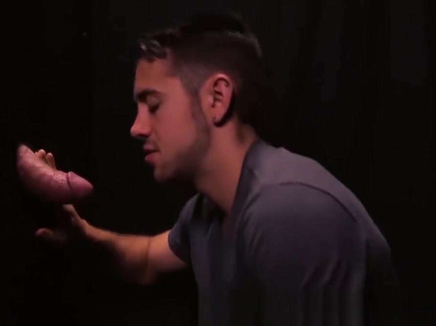 Handsome stepson dicksucking Step daddy at gloryhole