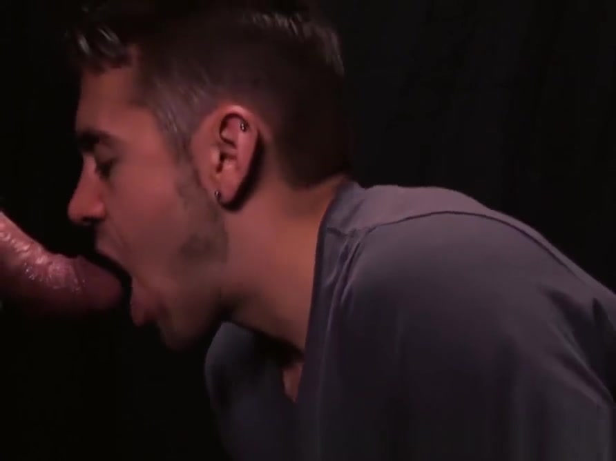 Handsome stepson dicksucking Step daddy at gloryhole