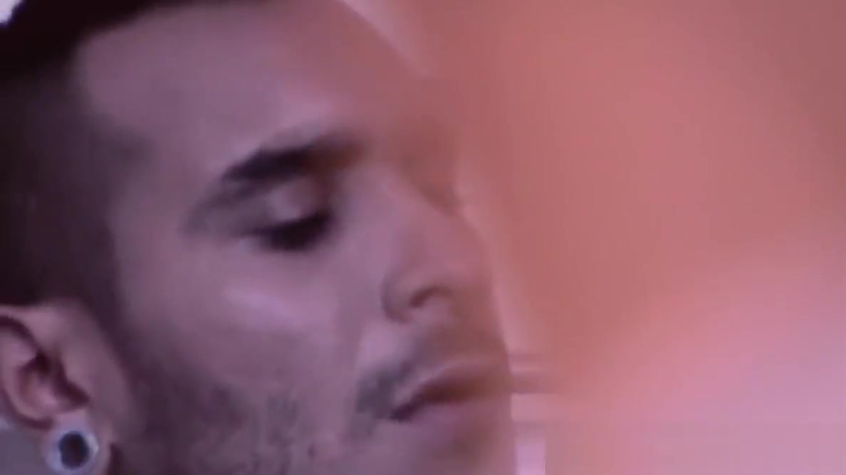 Horny gay dude wanks his nice big dick at the office