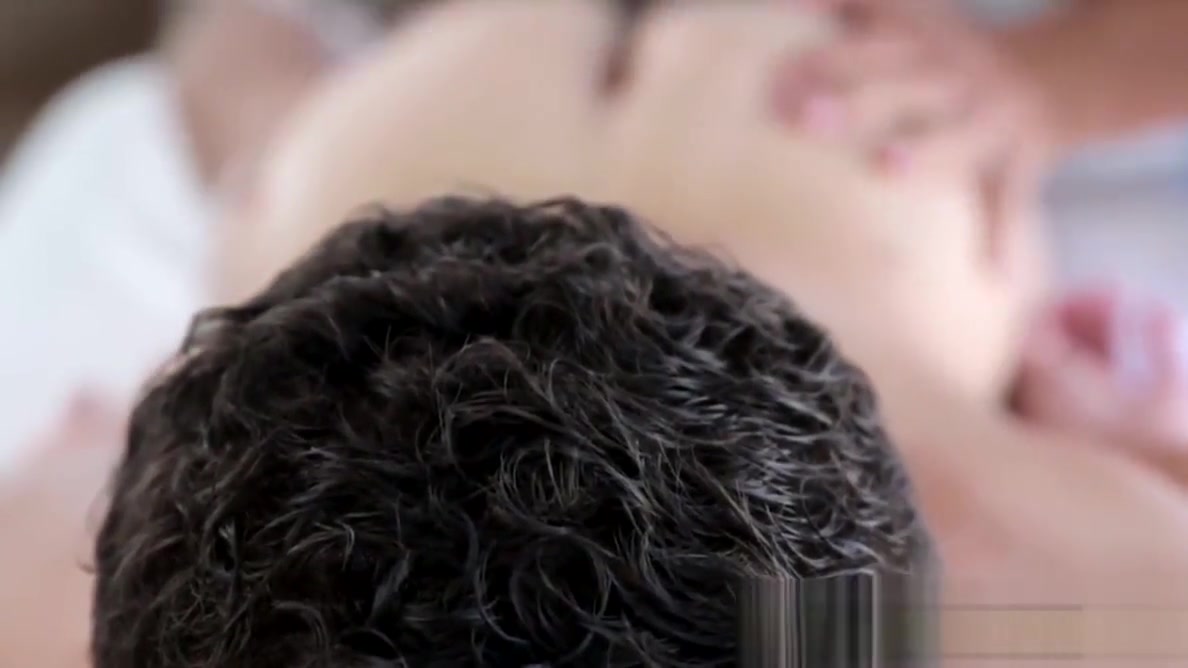 Two sexy hunks with muscles relax after massage session
