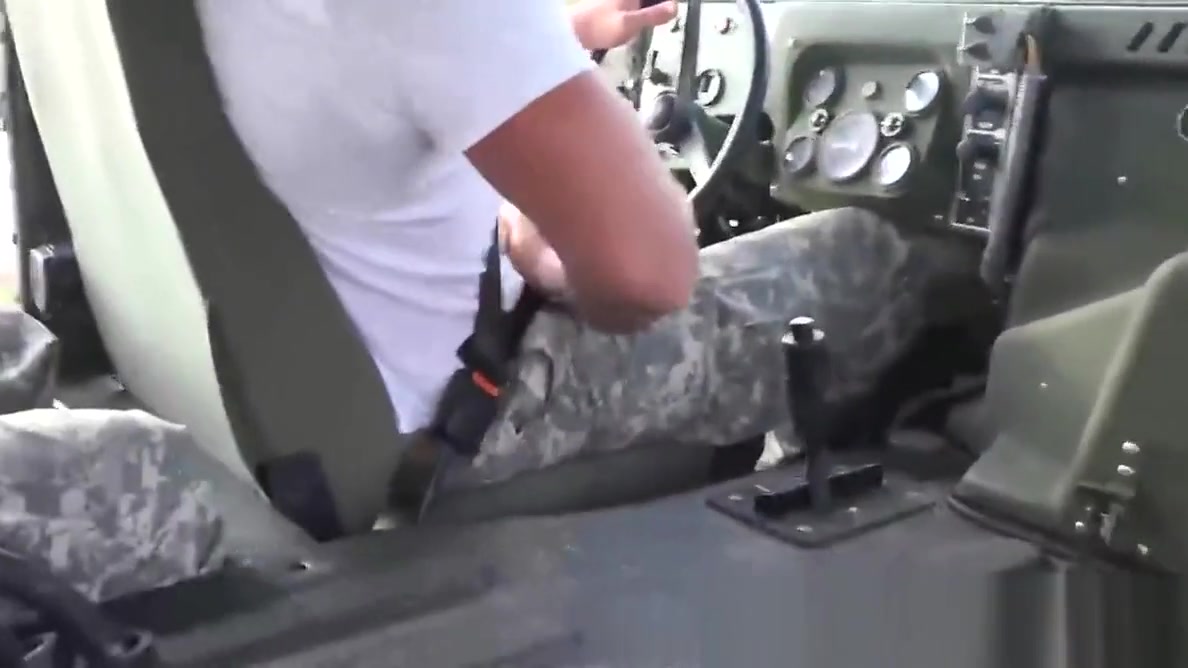 Hot army hunks fucking outdoor on a army truck with passion
