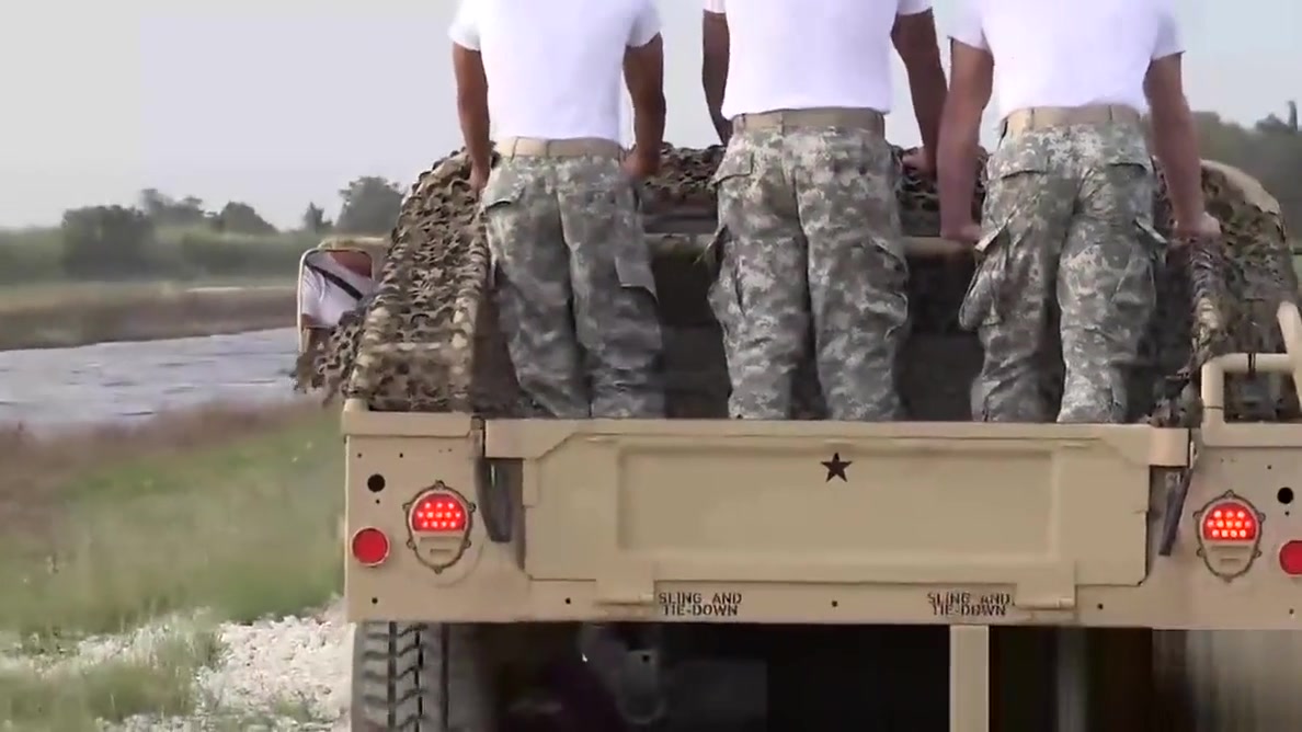 Hot army hunks fucking outdoor on a army truck with passion
