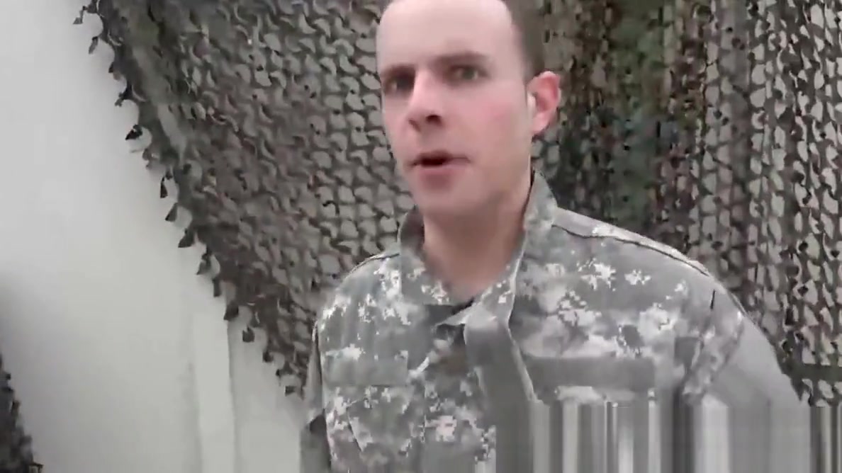 Hot army hunks fucking outdoor on a army truck with passion