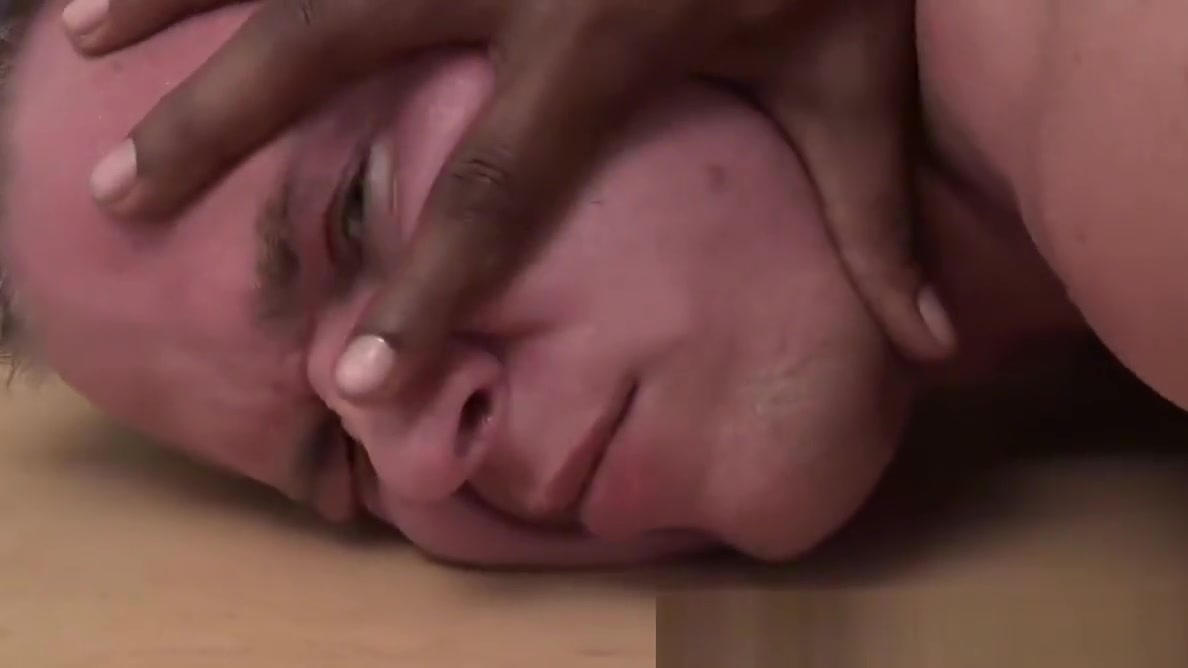 Sexy white ass dude gets ass-punished by BBC in the office