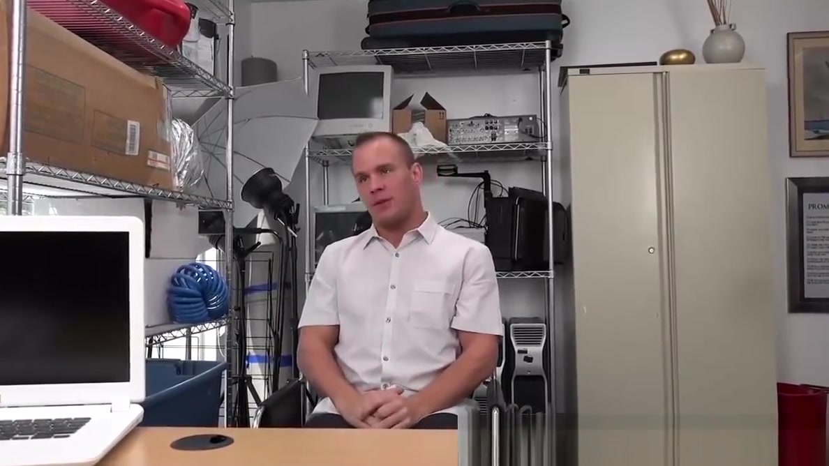 Sexy white ass dude gets ass-punished by BBC in the office