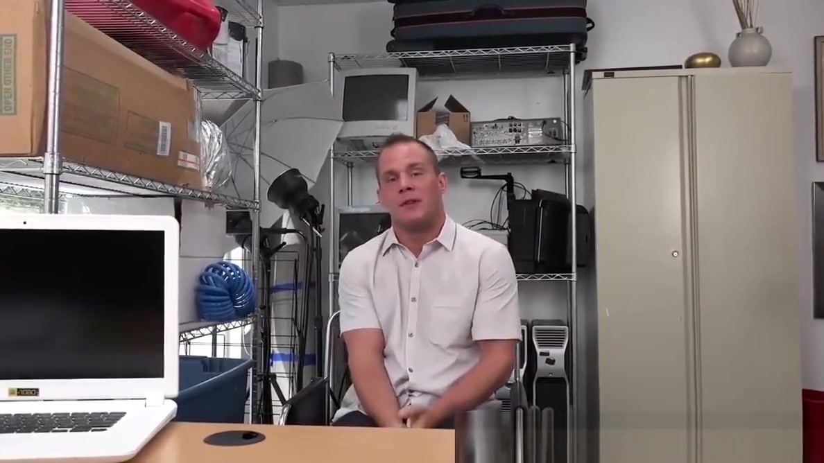 Sexy white ass dude gets ass-punished by BBC in the office