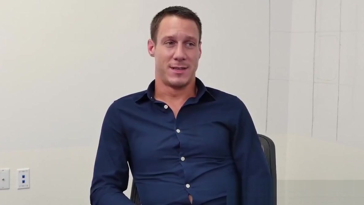 Hunks smashing this geeks asshole in the office afte work