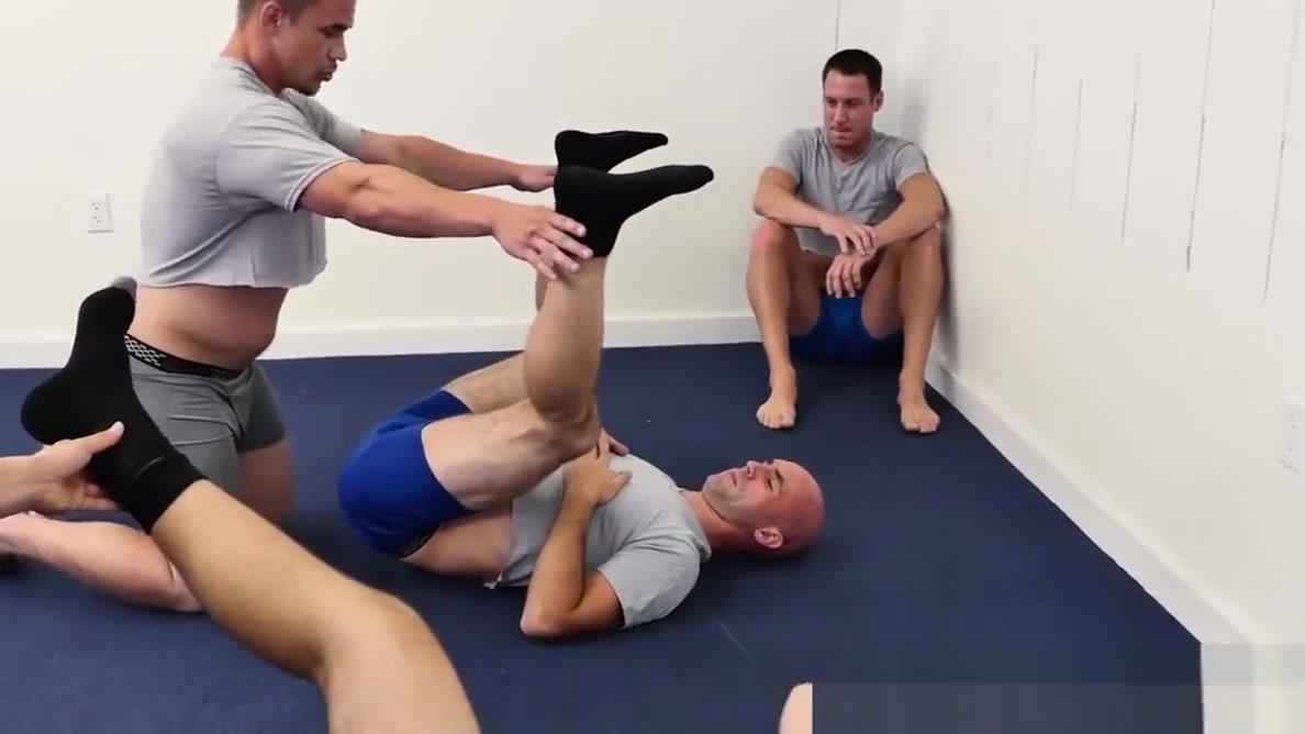 Hunks smashing this geeks asshole in the office afte work