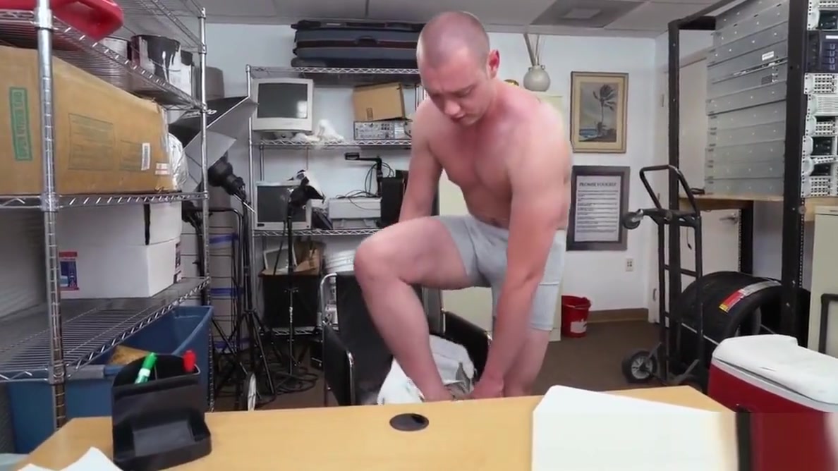 Casting straight plowed in butthole