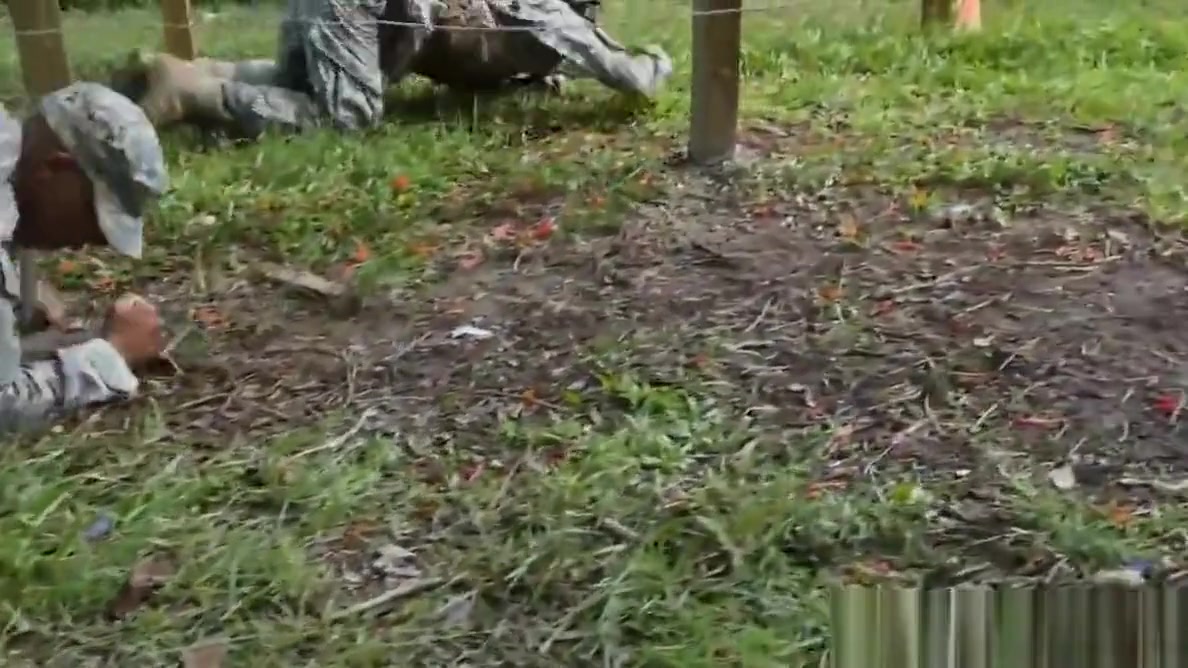 Ebony army hunks sucking white cock outdoor