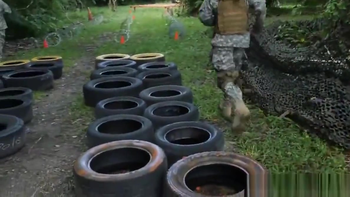 Ebony army hunks sucking white cock outdoor