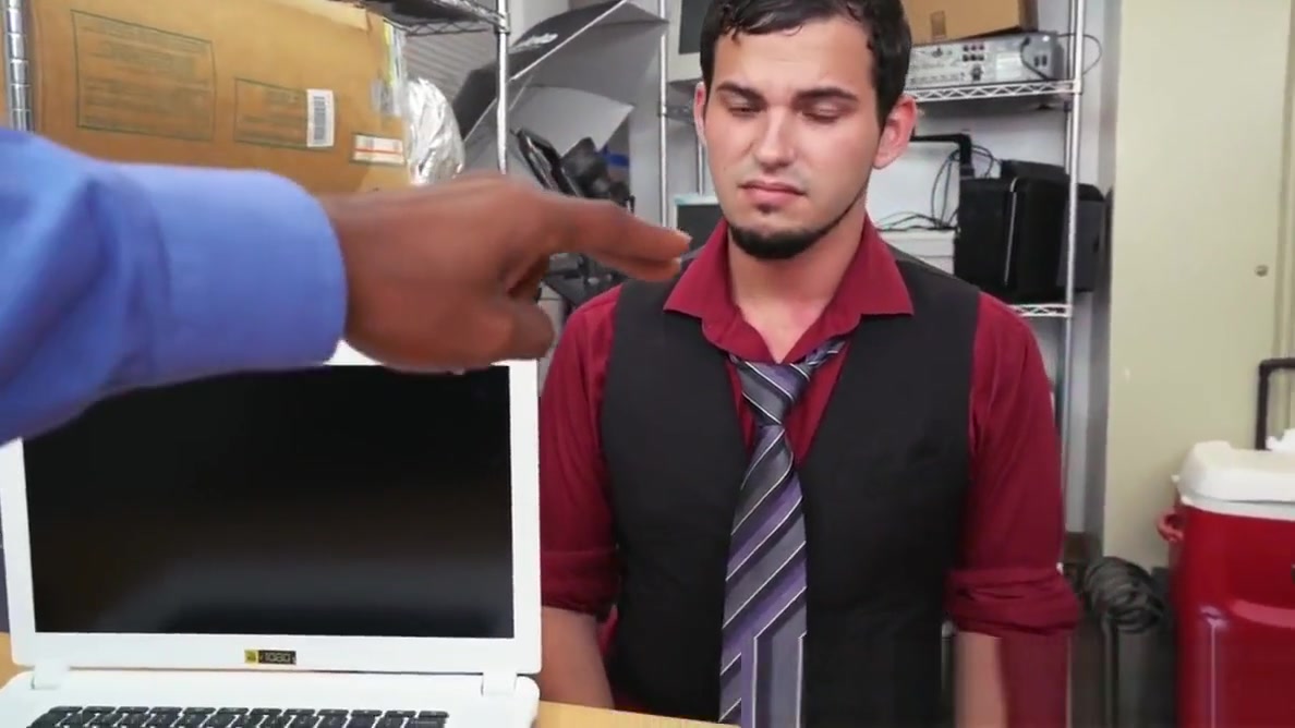 Casting straight anal drilled by black agent
