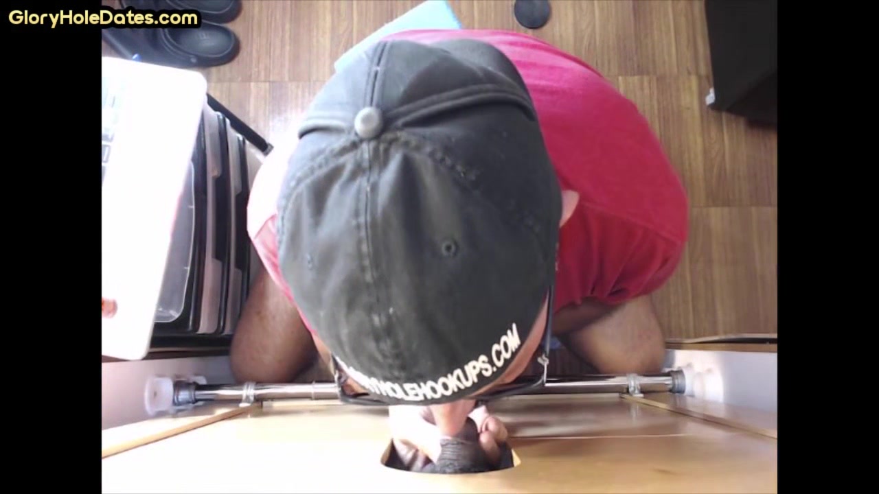Gloryhole DILF sucks and jerks POV in interracial duo
