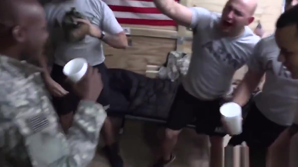 Black army sergeant assfucks bloke