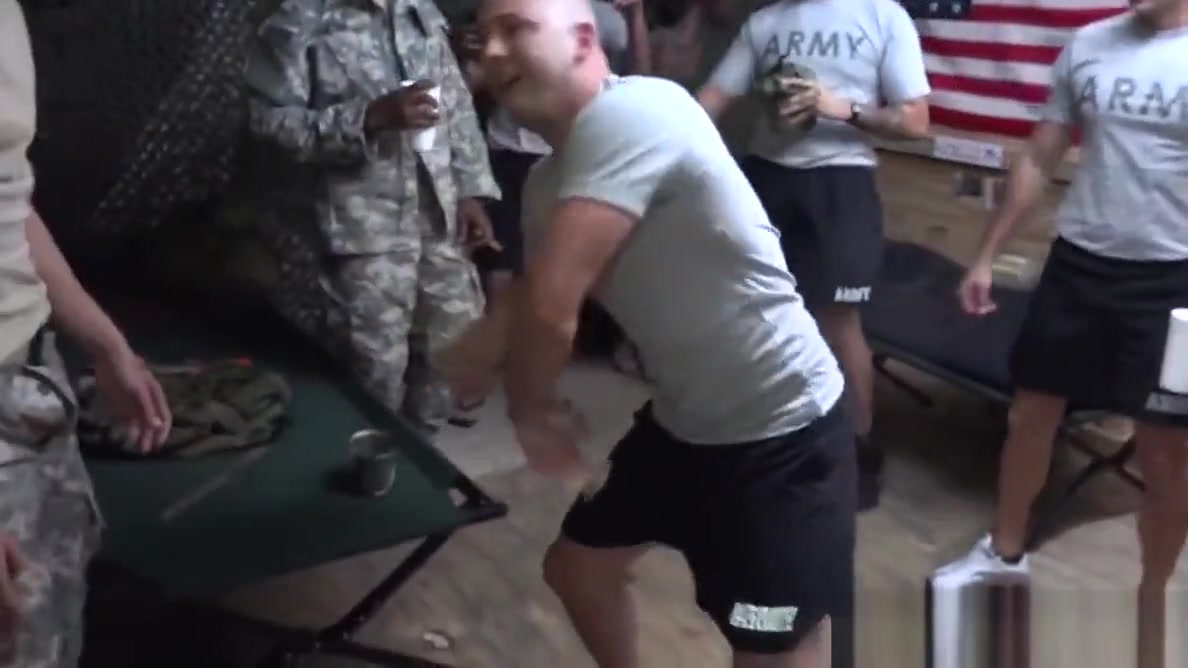 Black army sergeant assfucks bloke