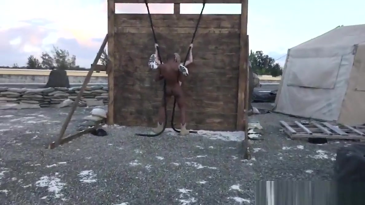 Army troop group fucking and sucking outdoor
