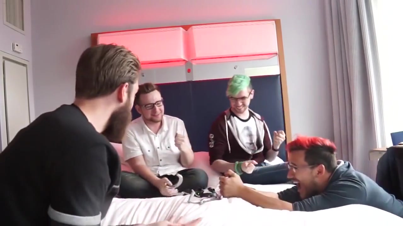 Multicultural men get kinky with electric sex toy