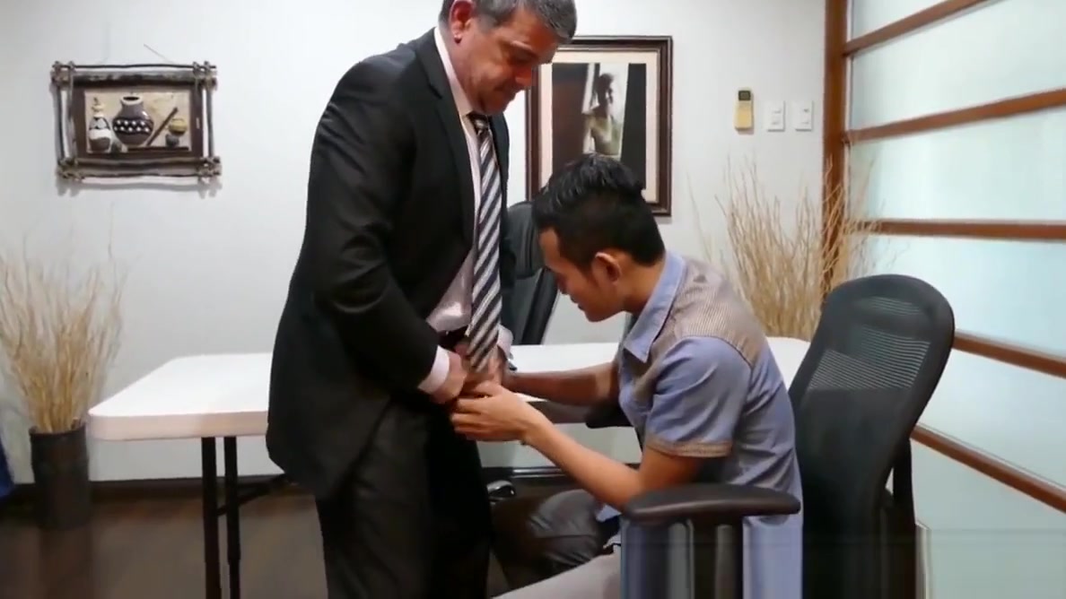 Tight asian twink analfucking office Step daddy