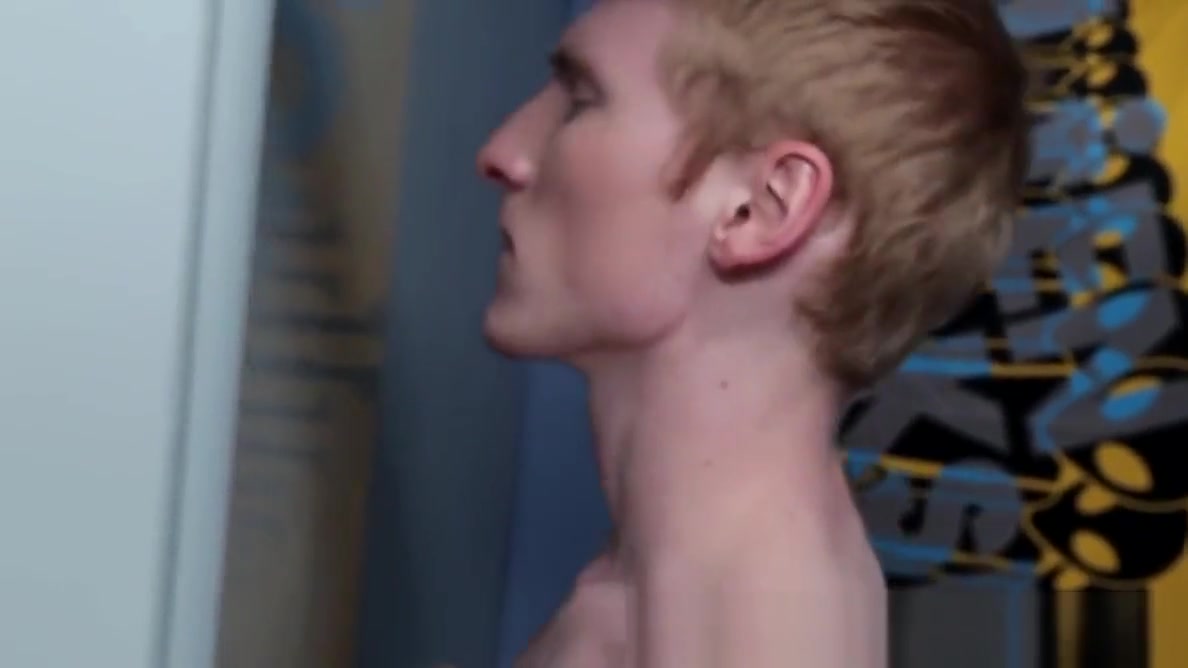 Gloryhole loving twink gets cumshowered