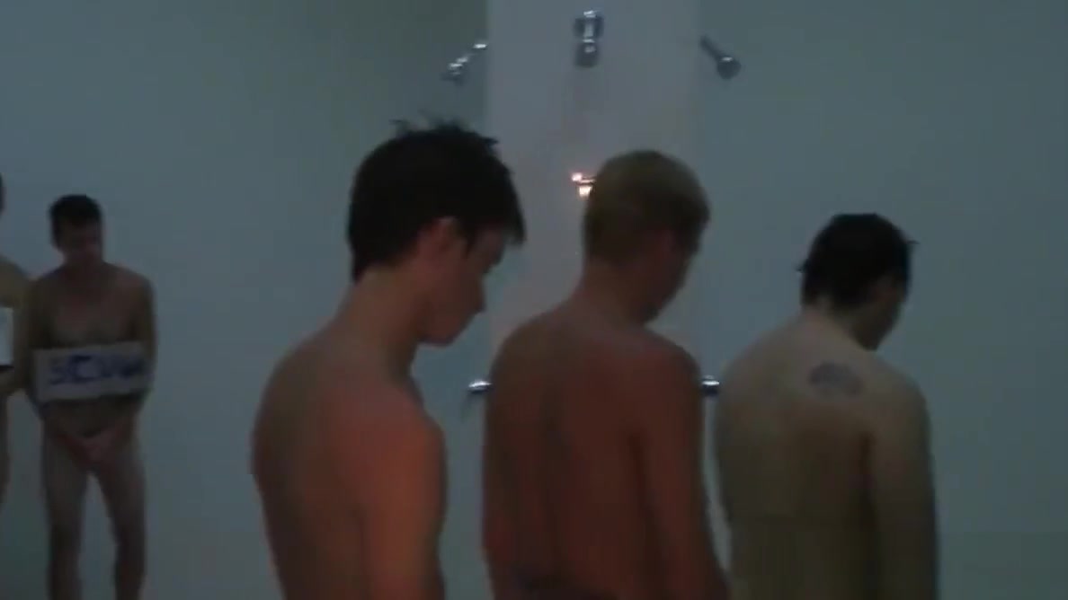 Twink straighty assfucked in shower at hazing